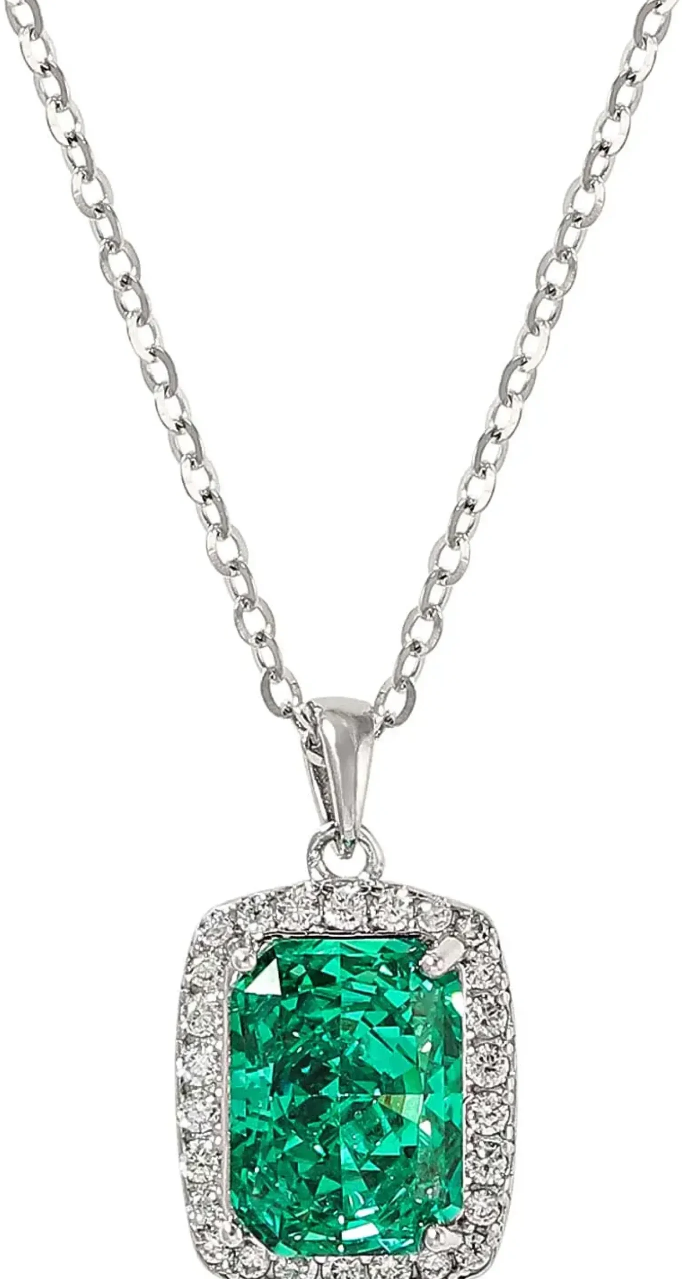 Bijou Brigitte Für Bestimmte Personen|Ketten 925Er Silber>Kette - Emerald Sensation grün, silber