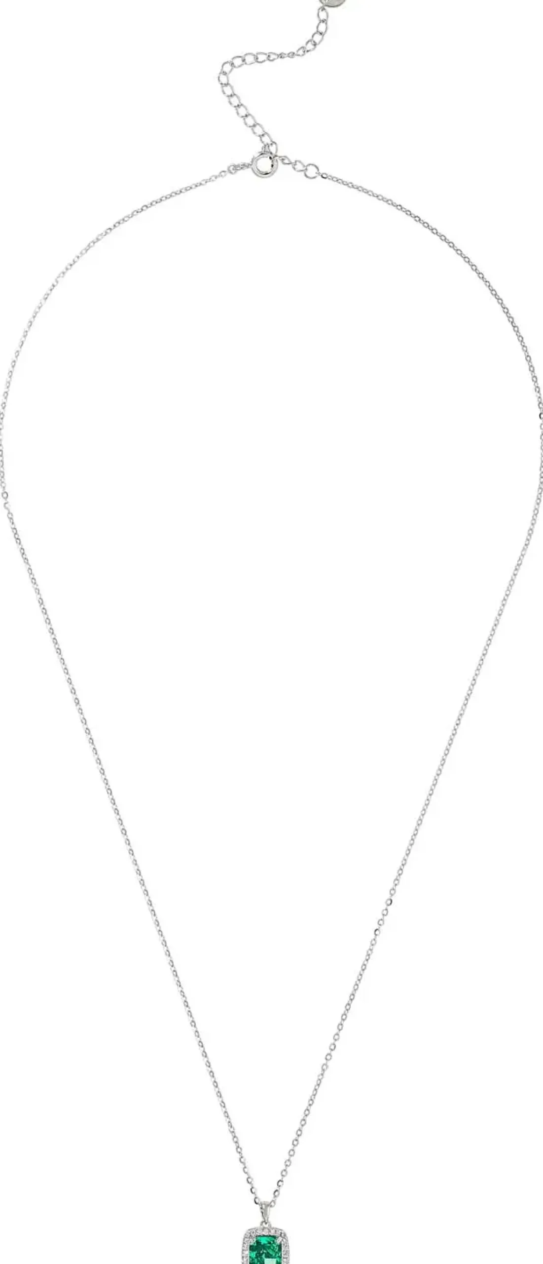 Bijou Brigitte Für Bestimmte Personen|Ketten 925Er Silber>Kette - Emerald Sensation grün, silber