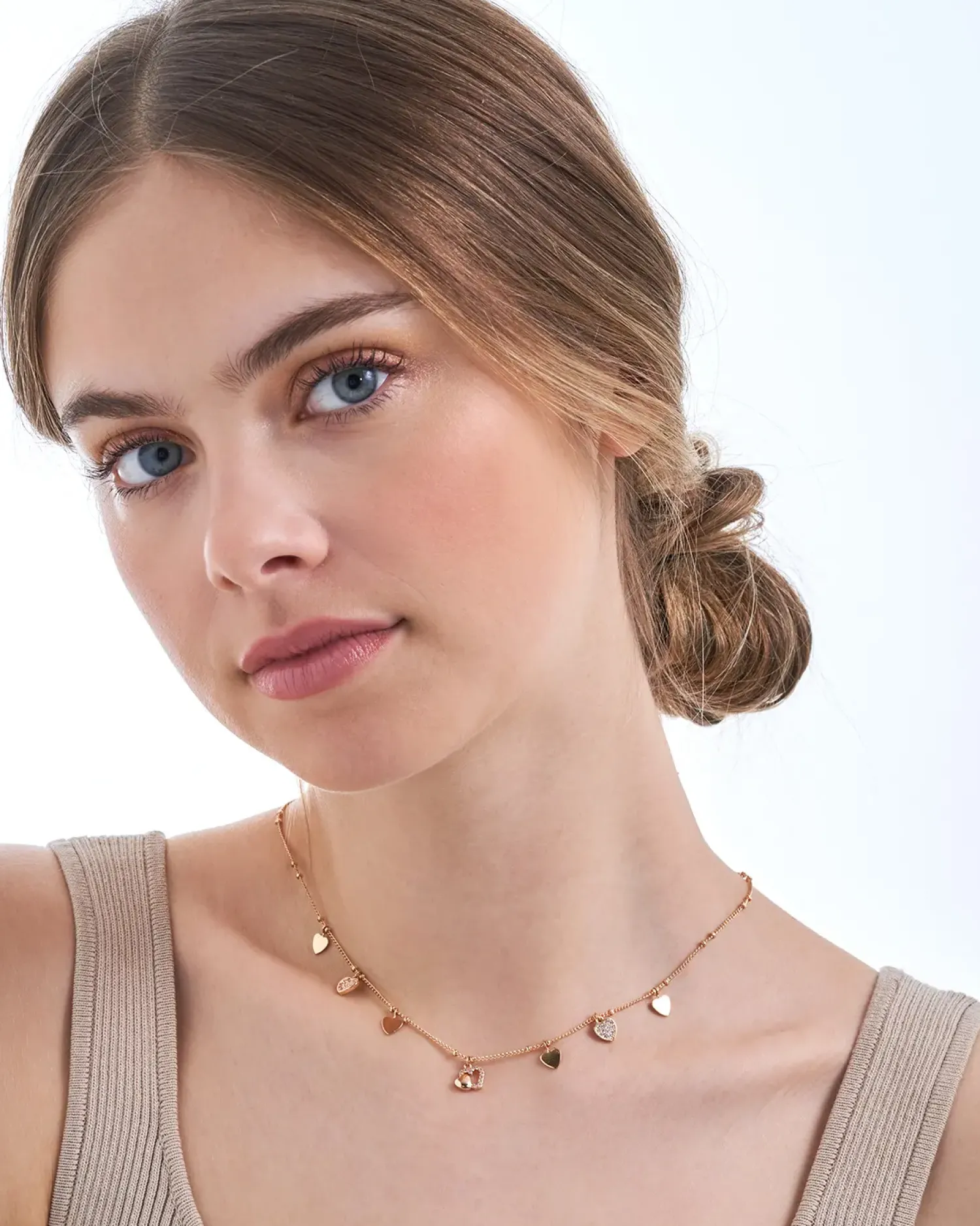 Bijou Brigitte Ketten Gold>Kette - Endless Hearts gold