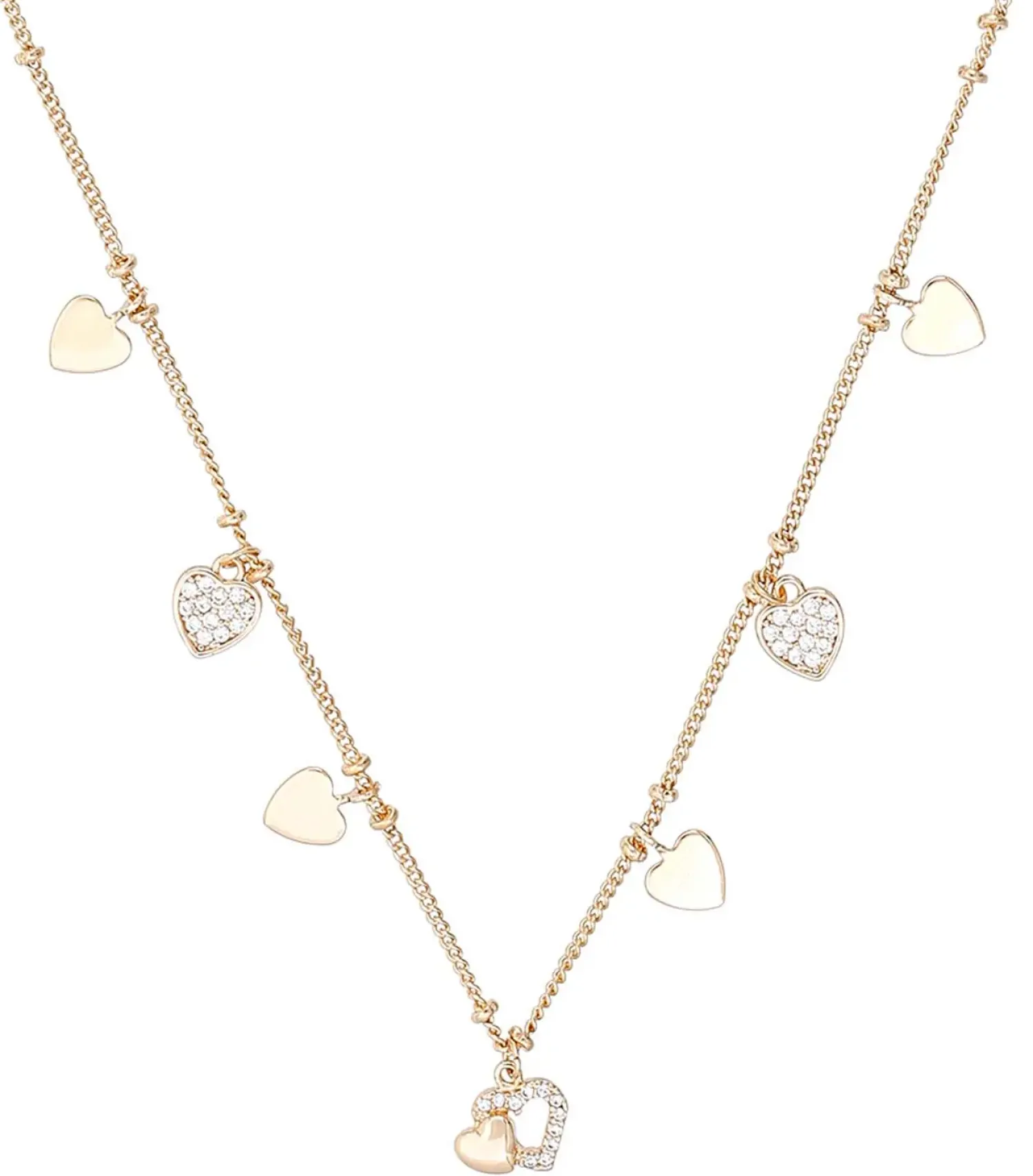 Bijou Brigitte Ketten Gold>Kette - Endless Hearts gold
