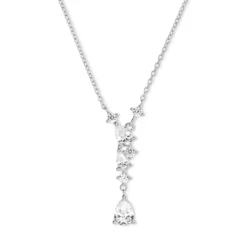 Bijou Brigitte Blumenschmuck|Silver Crystals>Kette - Exclusive Wonder Farbe