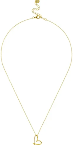 Bijou Brigitte Silver Crystals|Ketten 925Er Silber>Kette - Extraordinary Heart gold