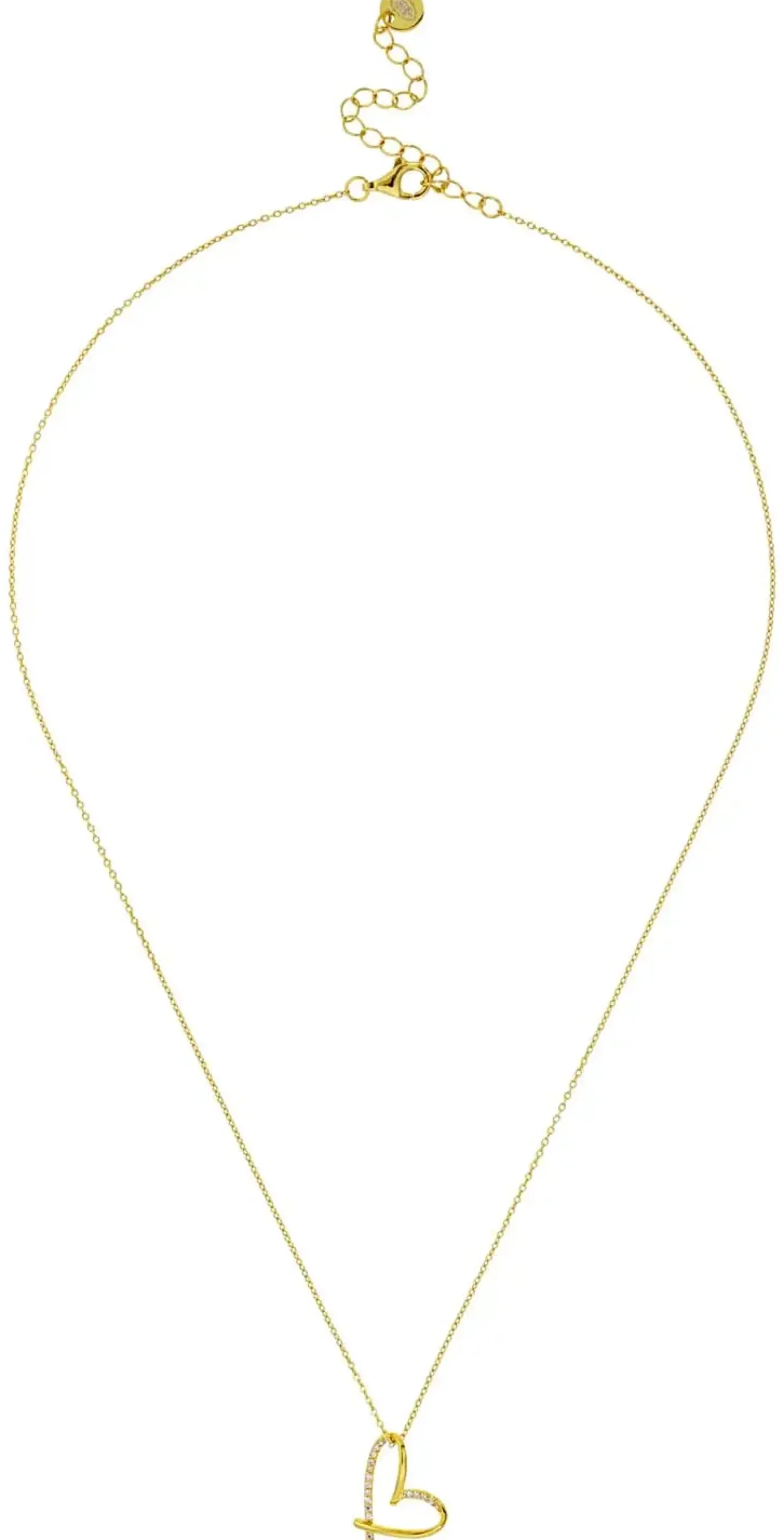 Bijou Brigitte Silver Crystals|Ketten 925Er Silber>Kette - Extraordinary Heart gold