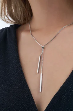 Bijou Brigitte Edelstahlketten|Wasserfester Schmuck>Kette - Fancy Pendulum silber