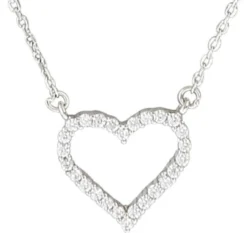 Bijou Brigitte Für Bestimmte Personen|Ketten 925Er Silber>Kette - Fancy Sparkling Heart silber
