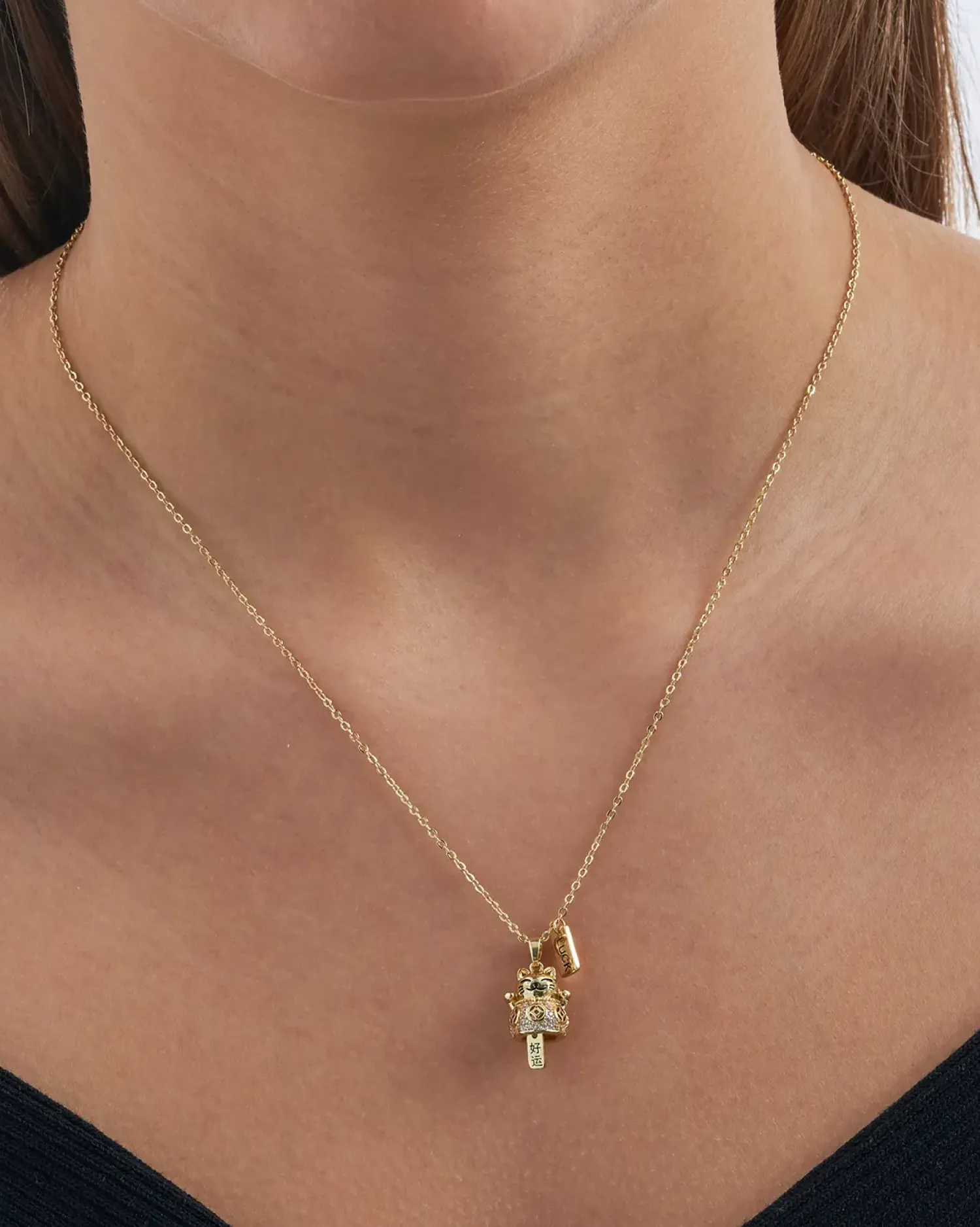 Bijou Brigitte Ketten Gold>Kette - Feline Fortune gold