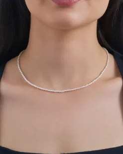 Bijou Brigitte Perlenschmuck|Basics>Kette - Fine Pearls weiß