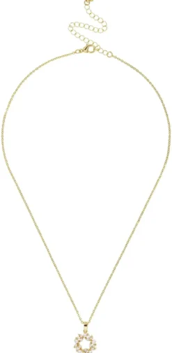 Bijou Brigitte Ketten Gold|Blumenschmuck>Kette - Floral Circle gold