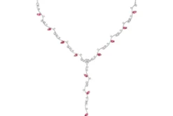 Bijou Brigitte Blumenschmuck>Kette - Floral Eyecatcher rosa, silber