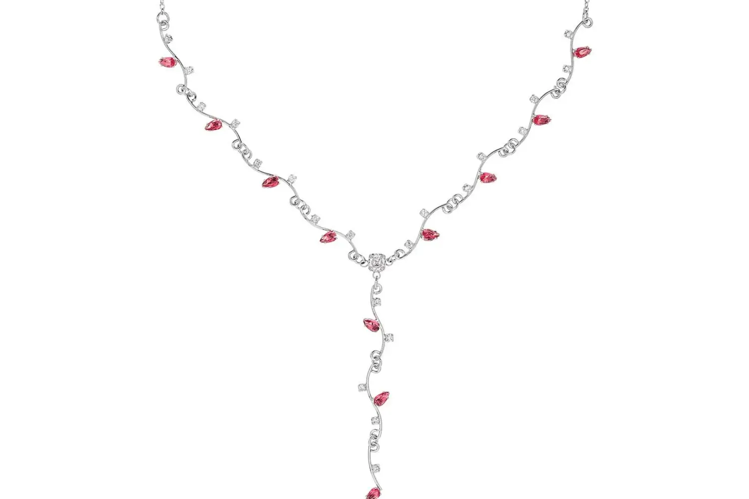 Bijou Brigitte Blumenschmuck>Kette - Floral Eyecatcher rosa, silber