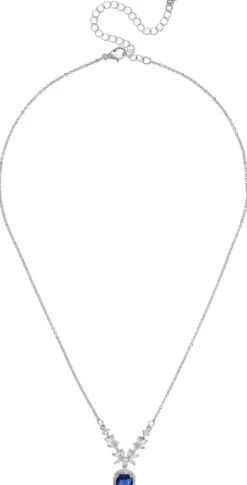 Bijou Brigitte Blumenschmuck|Für Bestimmte Personen>Kette - Floral Royal blau, silber