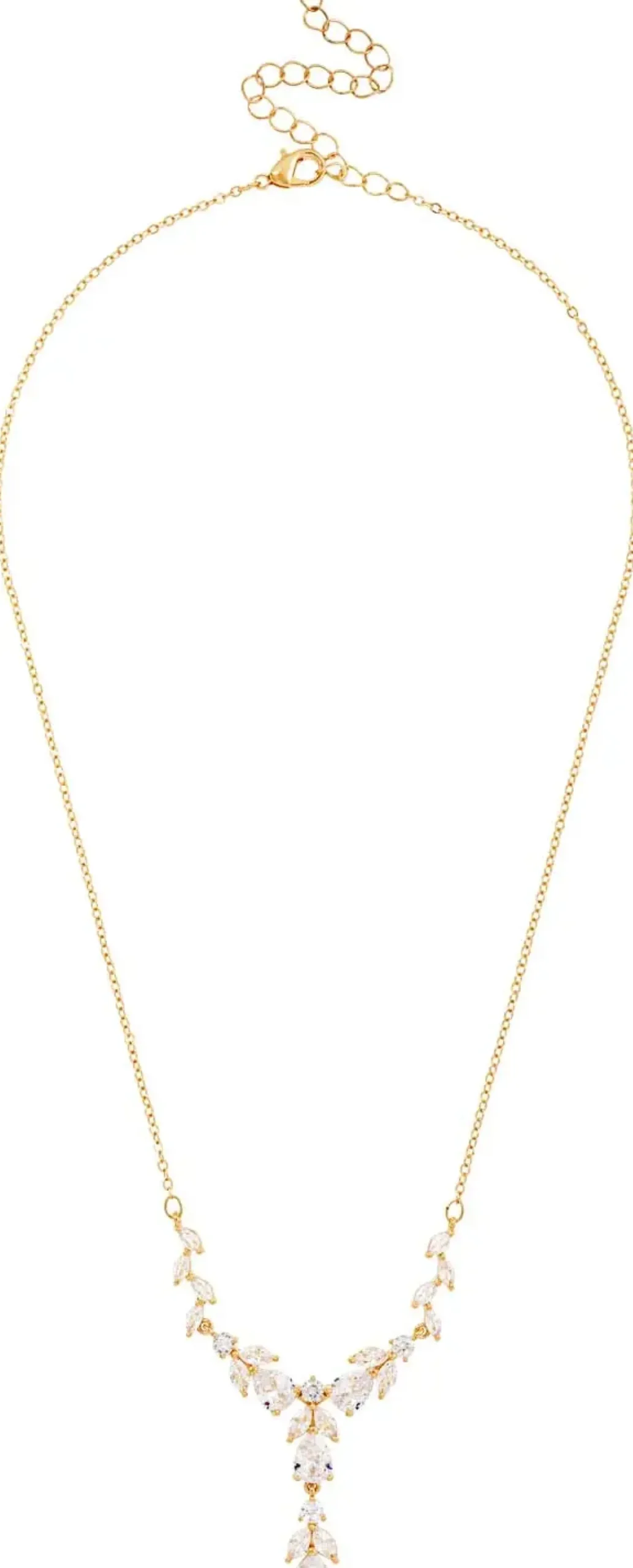 Bijou Brigitte Hochzeitsgäste|Ketten Gold>Kette - Floral Sparkles gold
