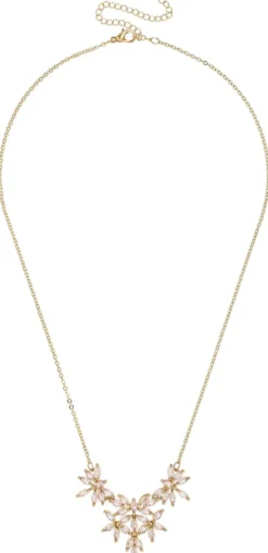Bijou Brigitte Hochzeitsgäste|Ketten Gold>Kette - Floral Twinkle gold