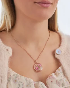 Bijou Brigitte Ketten Gold|Blumenschmuck>Kette - Flower Circle gold