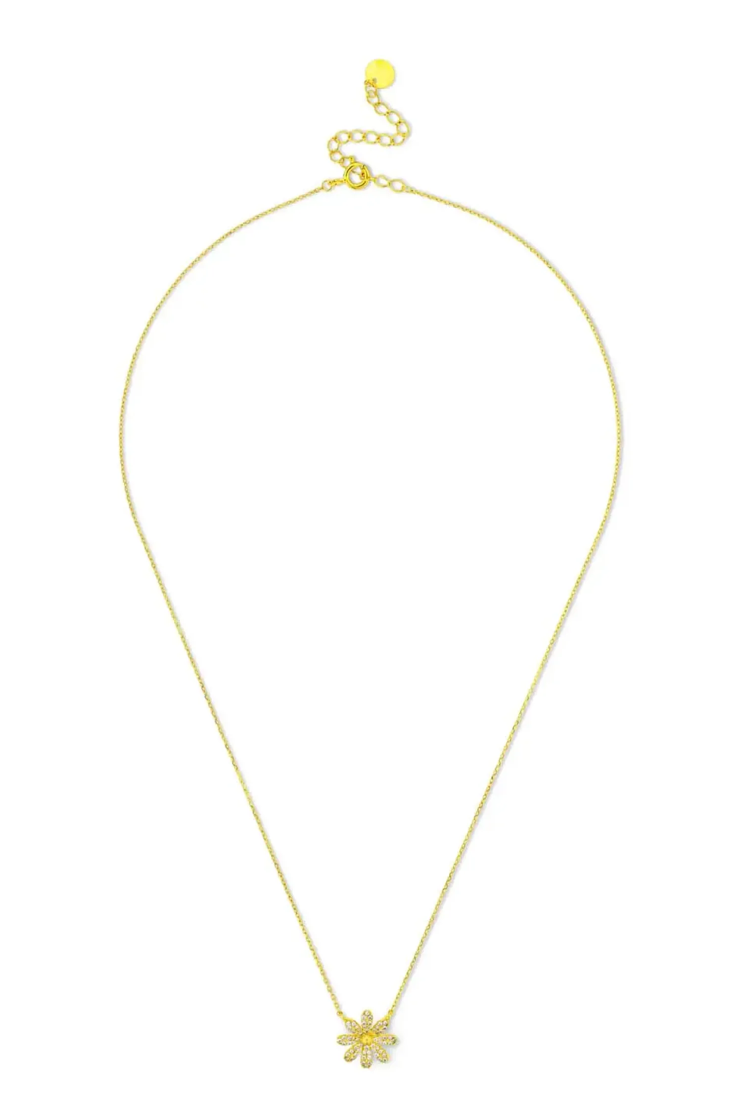 Bijou Brigitte Ketten 925Er Silber|Ketten Gold>Kette - Flower Zirconia gold