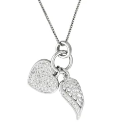 Bijou Brigitte Silver Moments|Ketten 925Er Silber>Kette - Flying Heart silber