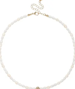 Bijou Brigitte Perlenschmuck|Perlenketten>Kette - Freshwater Shine weiß