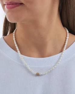 Bijou Brigitte Perlenschmuck|Perlenketten>Kette - Freshwater Shine weiß