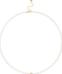 Bijou Brigitte Perlenschmuck|Perlenketten>Kette - Freshwater Treasure gold, weiß