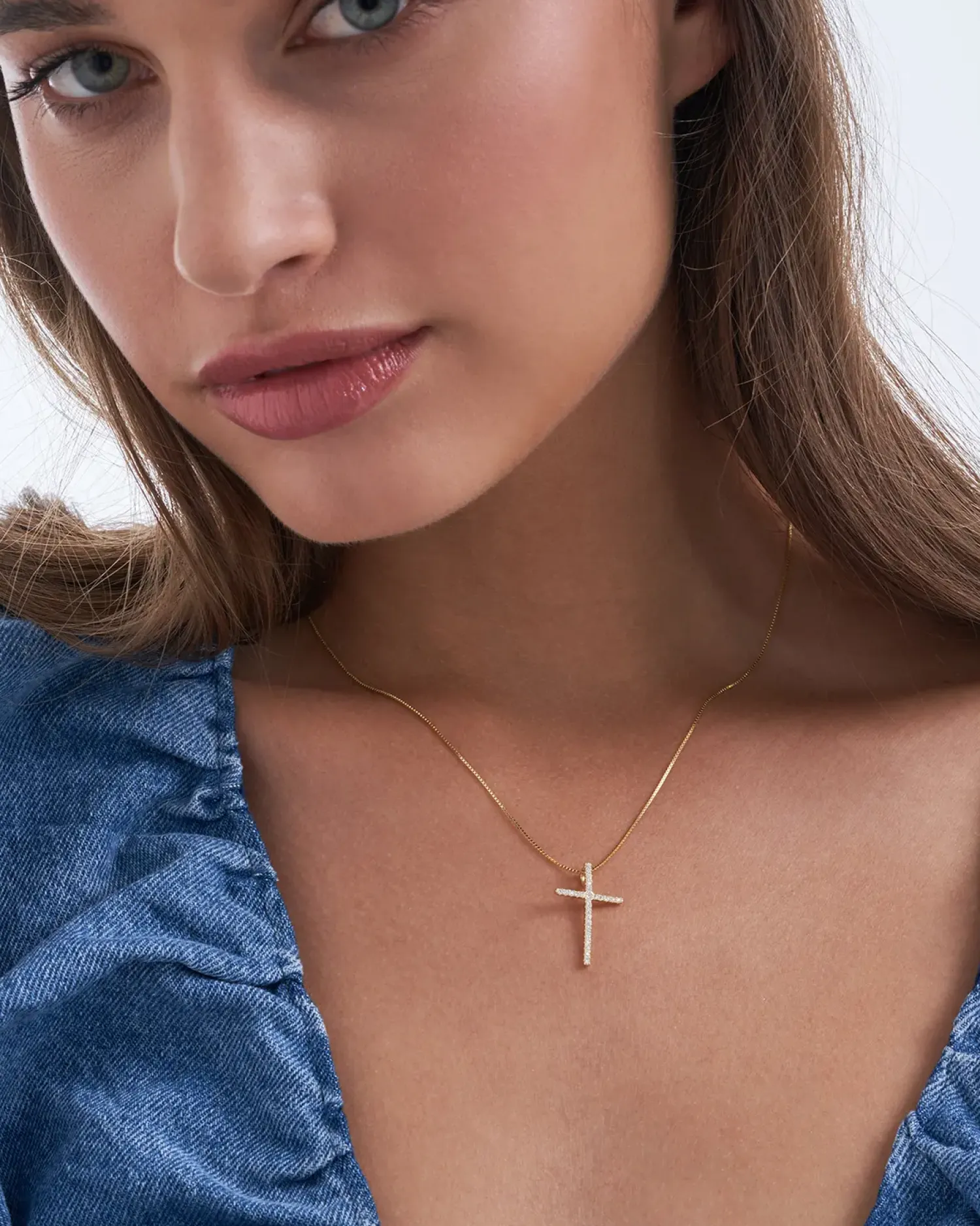 Bijou Brigitte Ketten 925Er Silber|Ketten Gold>Kette - Gleaming Cross gold