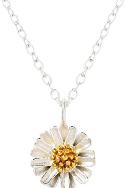 Bijou Brigitte Blumenschmuck|Ketten 925Er Silber>Kette - Gleaming Daisy silber