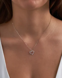 Bijou Brigitte Für Bestimmte Personen|Silver Crystals>Kette - Glittery Infinity silber