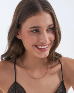 Bijou Brigitte Basics|Ketten Gold>Kette - Glowy Basic gold