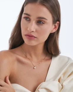 Bijou Brigitte Silver Crystals|Für Bestimmte Personen>Kette - Glowy Square gold