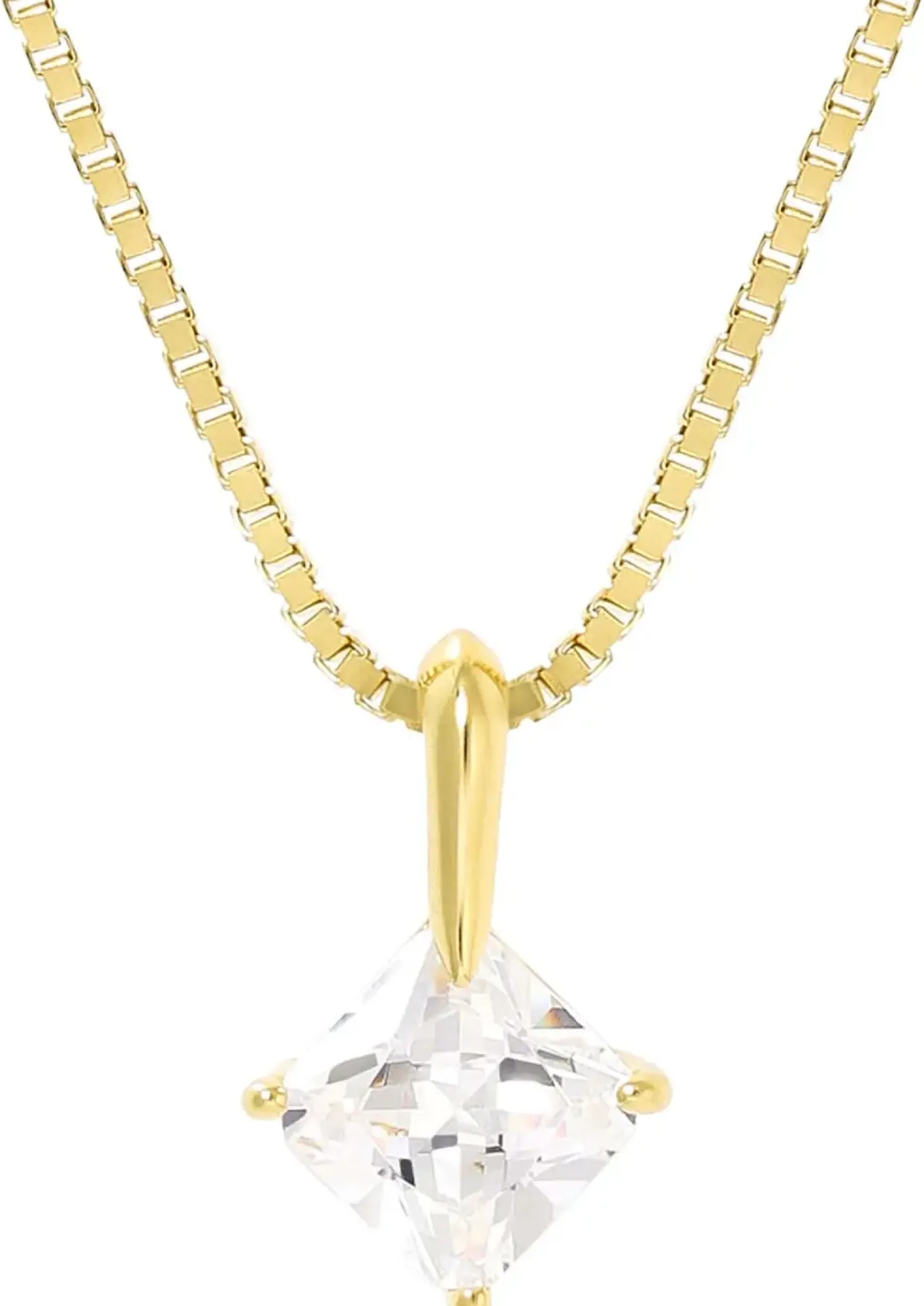 Bijou Brigitte Silver Crystals|Für Bestimmte Personen>Kette - Glowy Square gold