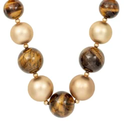Bijou Brigitte Statement-Ketten|Ketten Gold>Kette - Golden Dimension braun, gold