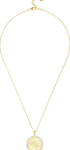 Bijou Brigitte Silver Crystals|Silver Moments>Kette - en Ornament gold
