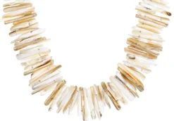 Bijou Brigitte Maritimer Schmuck|Statement-Ketten>Kette - Golden Shore beige, braun, gold