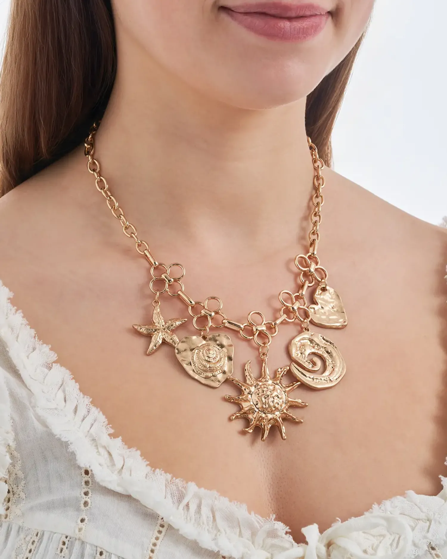 Bijou Brigitte Maritimer Schmuck|Statement-Ketten>Kette - en Suns gold