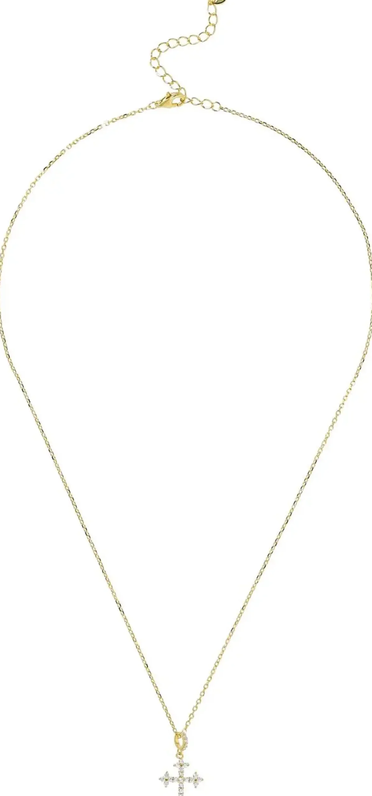 Bijou Brigitte Ketten 925Er Silber|Ketten Gold>Kette - Gothic Cross gold