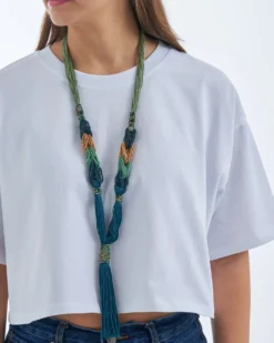 Bijou Brigitte Statement-Ketten>Kette - Green Beads grün