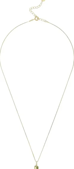 Bijou Brigitte Ketten Gold|Ketten 925Er Silber>Kette - Green Sparkle gold, grün