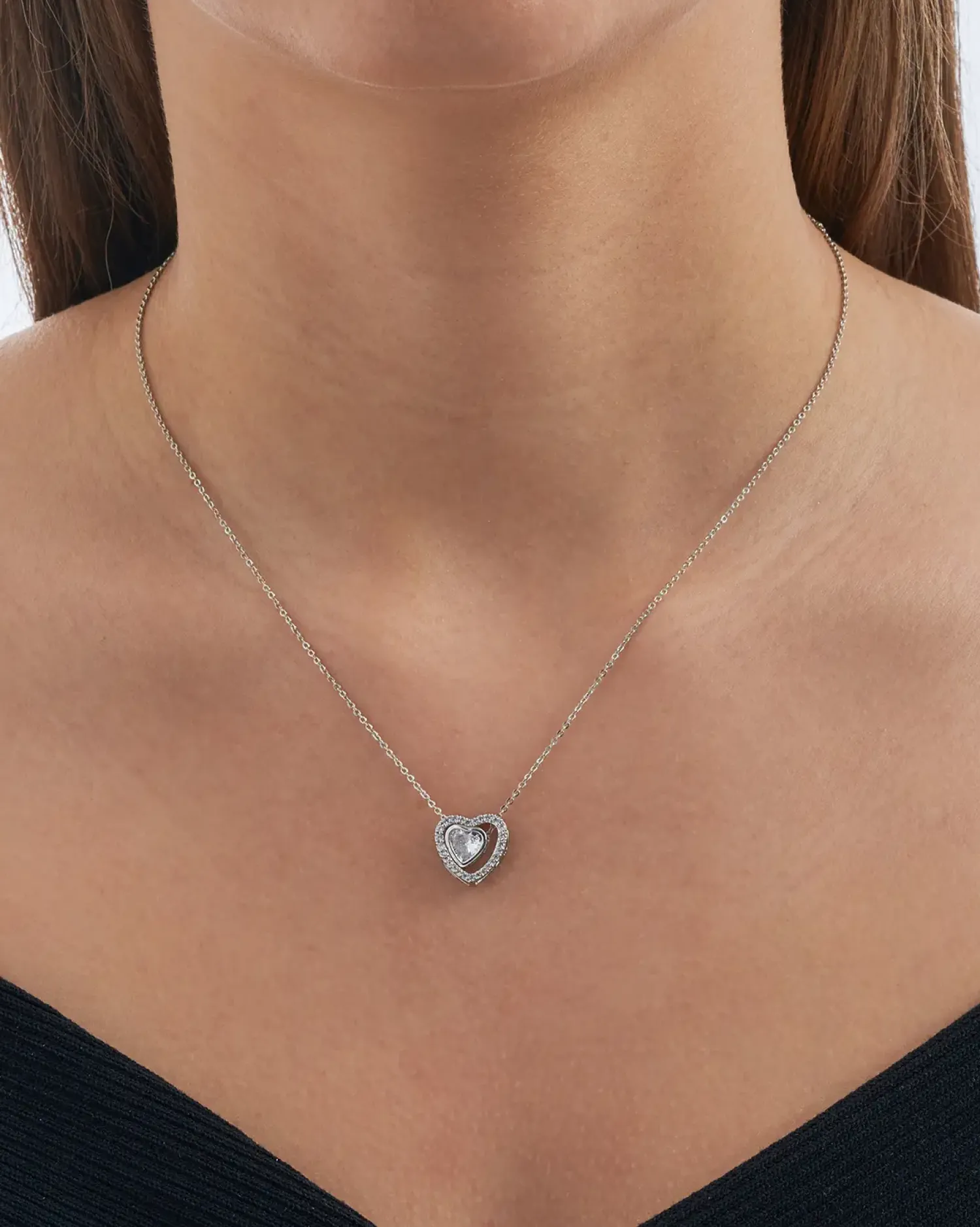 Bijou Brigitte Für Bestimmte Personen>Kette - Halo Heart silber