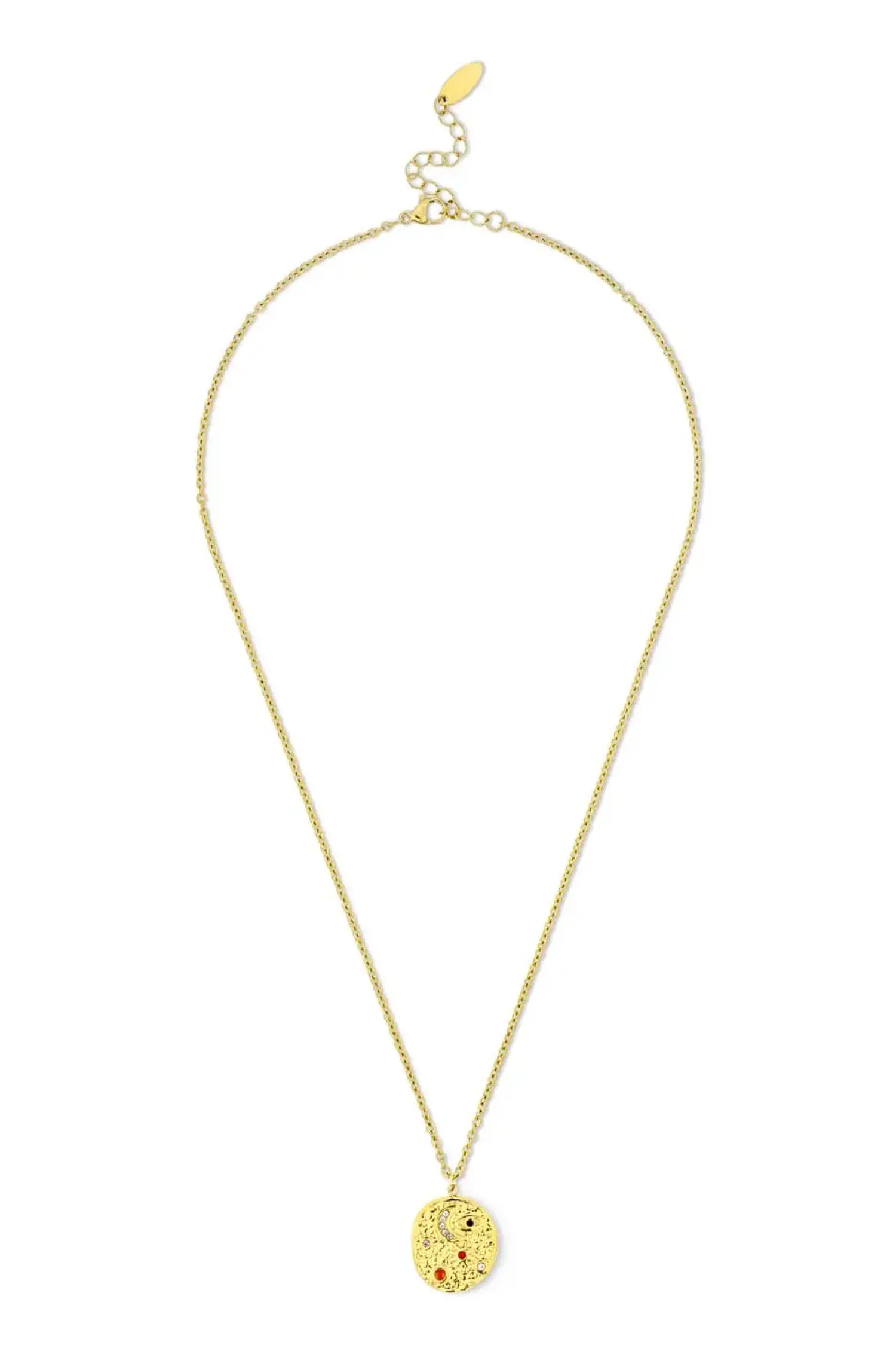Bijou Brigitte Edelstahlketten|Wasserfester Schmuck>Kette - Hammered Vibe gold