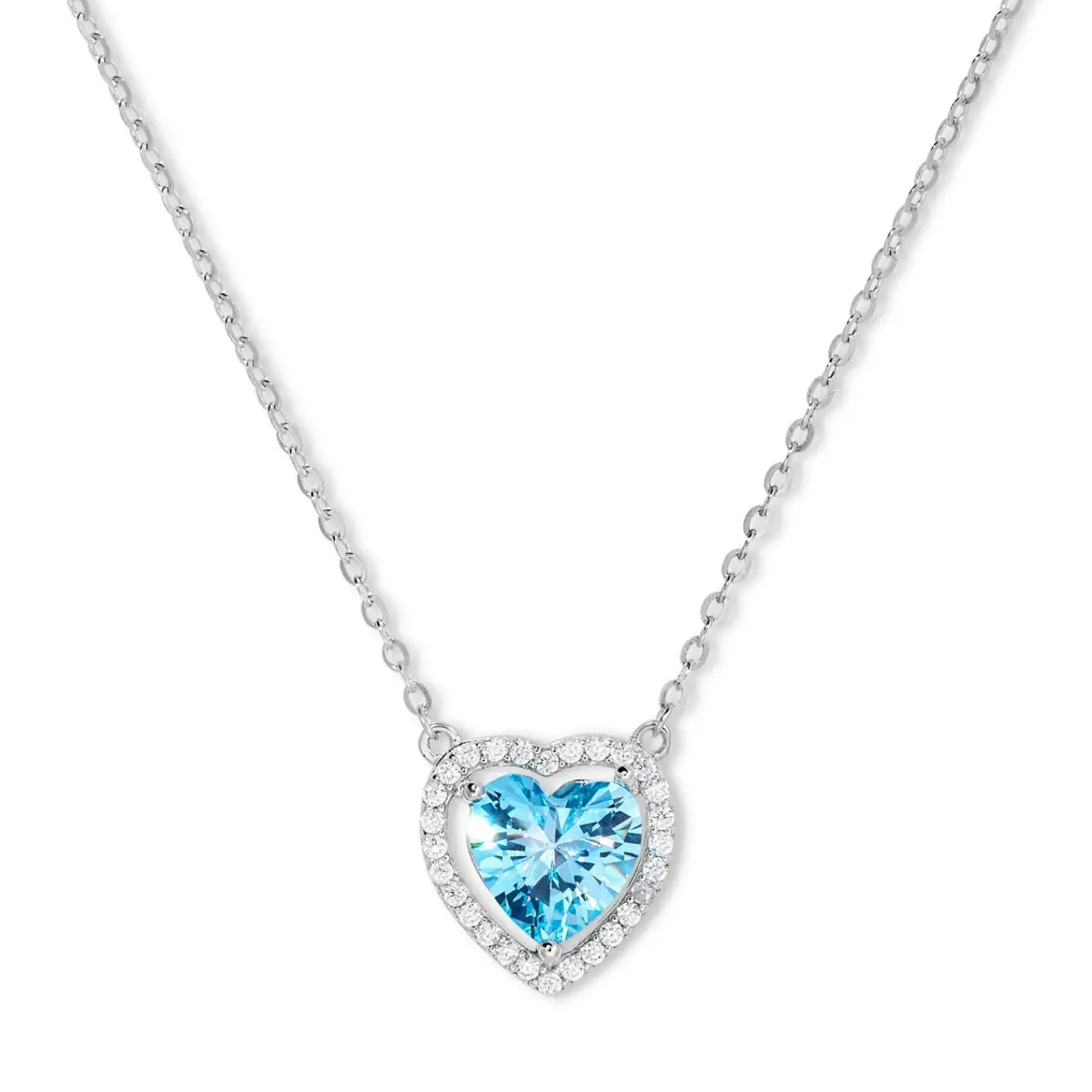 Bijou Brigitte Ketten 925Er Silber|Ketten 925Er Silber>Kette - Ice Lover blau, silber