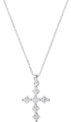 Bijou Brigitte Ketten 925Er Silber|Silver Crystals>Kette - Icy Cross silber