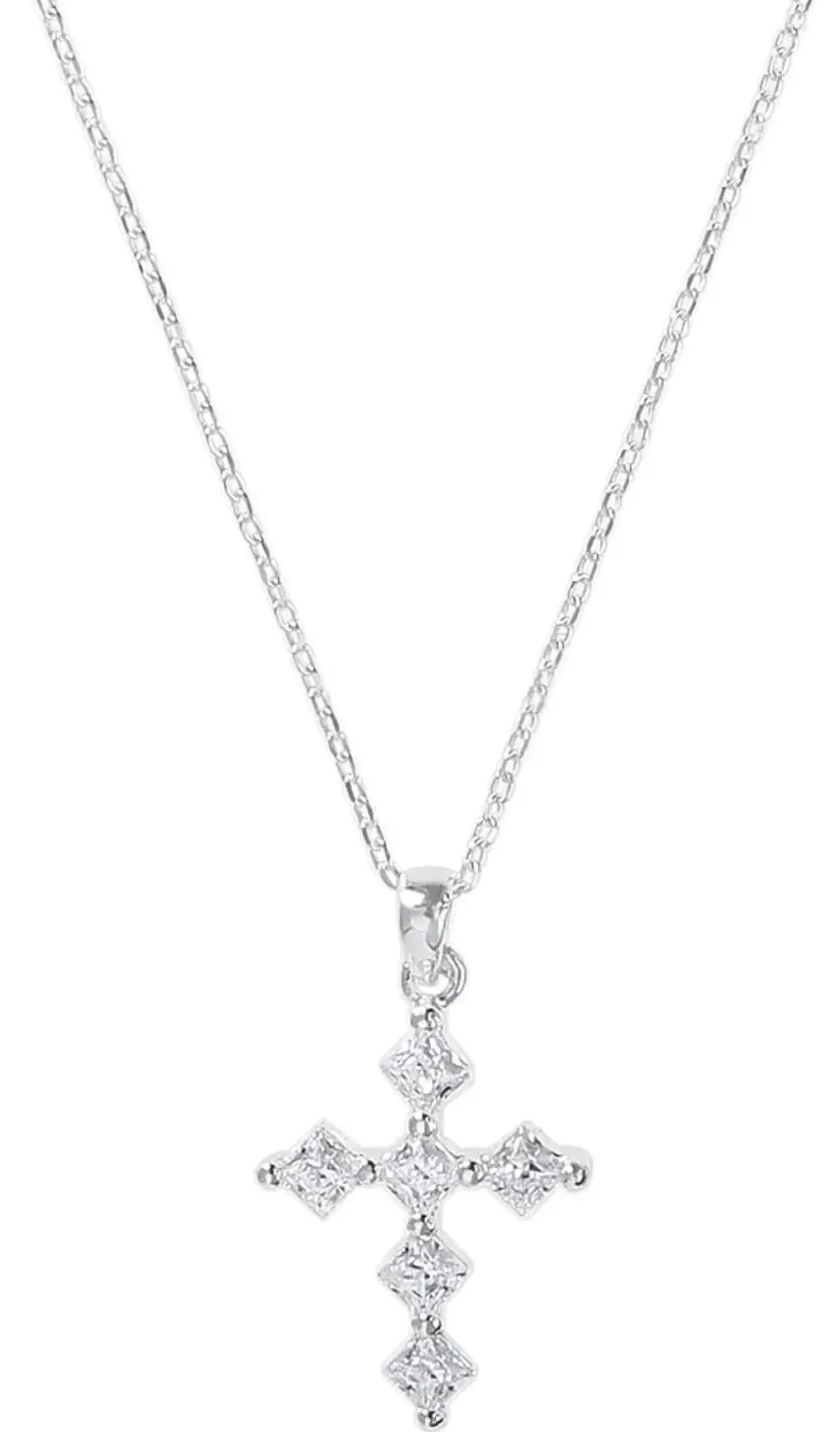 Bijou Brigitte Ketten 925Er Silber|Silver Crystals>Kette - Icy Cross silber