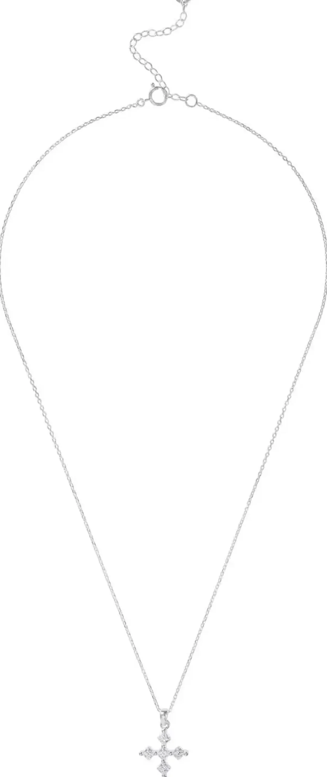 Bijou Brigitte Ketten 925Er Silber|Silver Crystals>Kette - Icy Cross silber