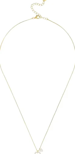 Bijou Brigitte Silver Crystals|Ketten 925Er Silber>Kette - Icy Heart gold