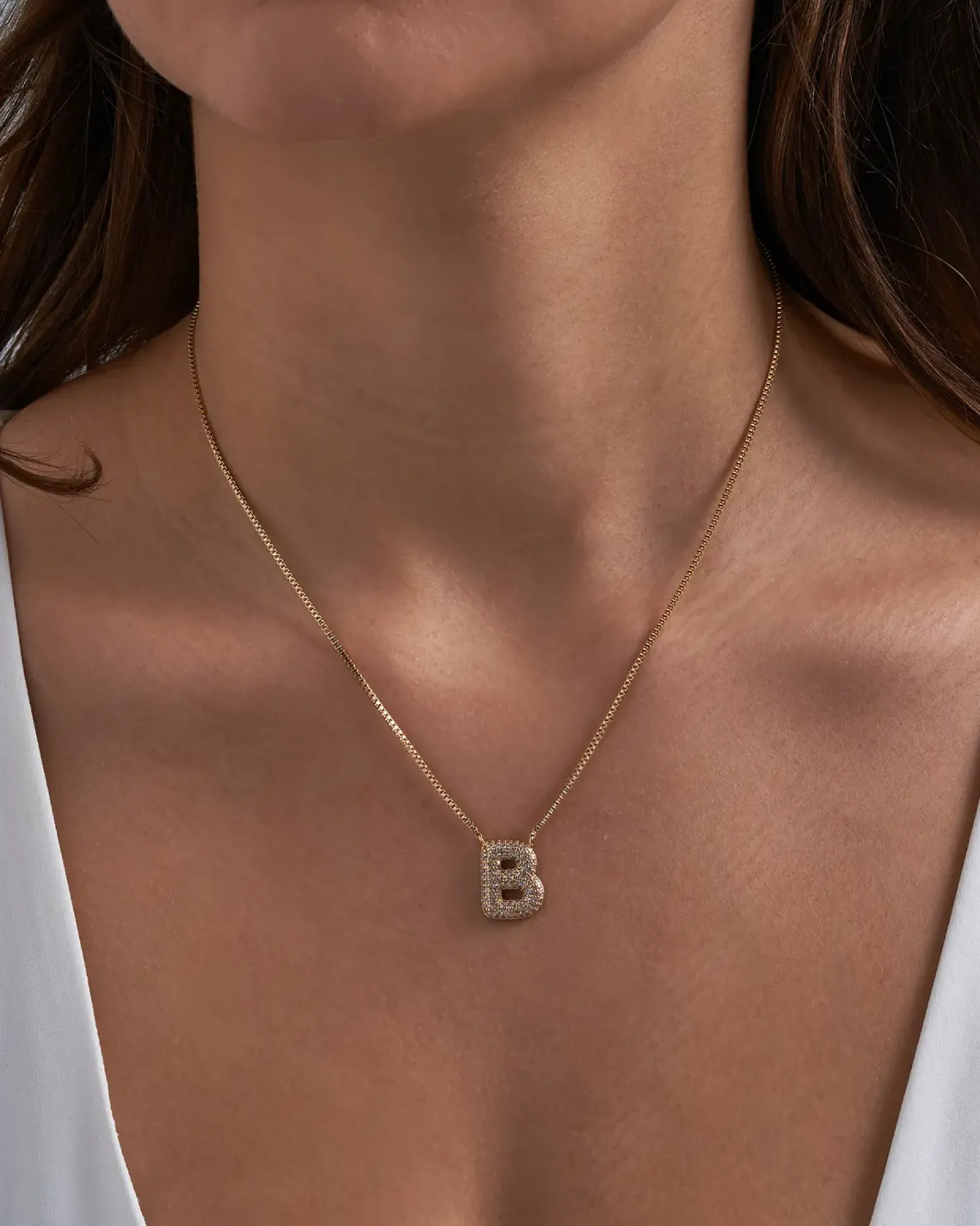Bijou Brigitte Ketten Gold>Kette - Initial B gold