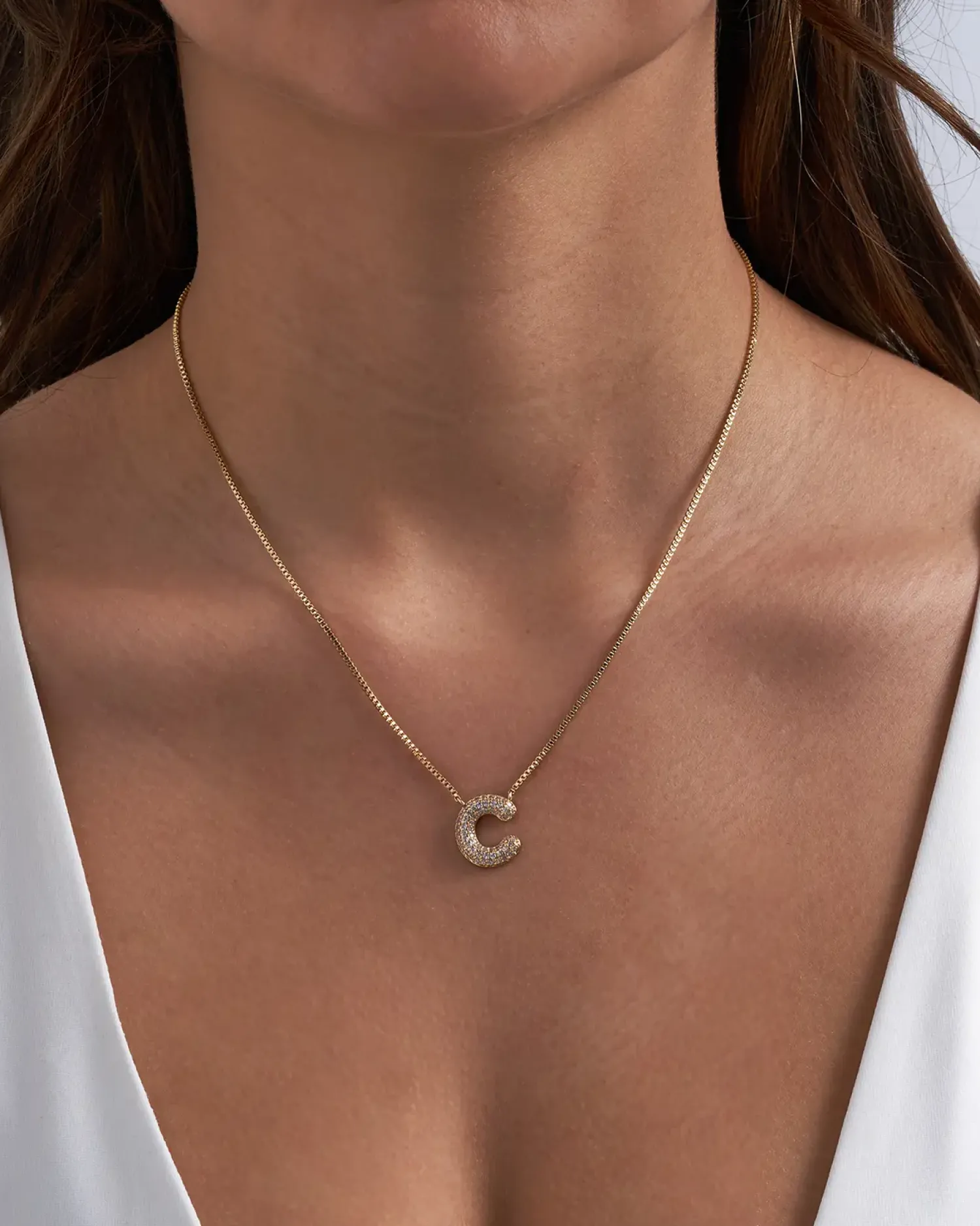 Bijou Brigitte Ketten Gold>Kette - Initial C gold