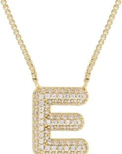 Bijou Brigitte Ketten Gold>Kette - Initial E gold