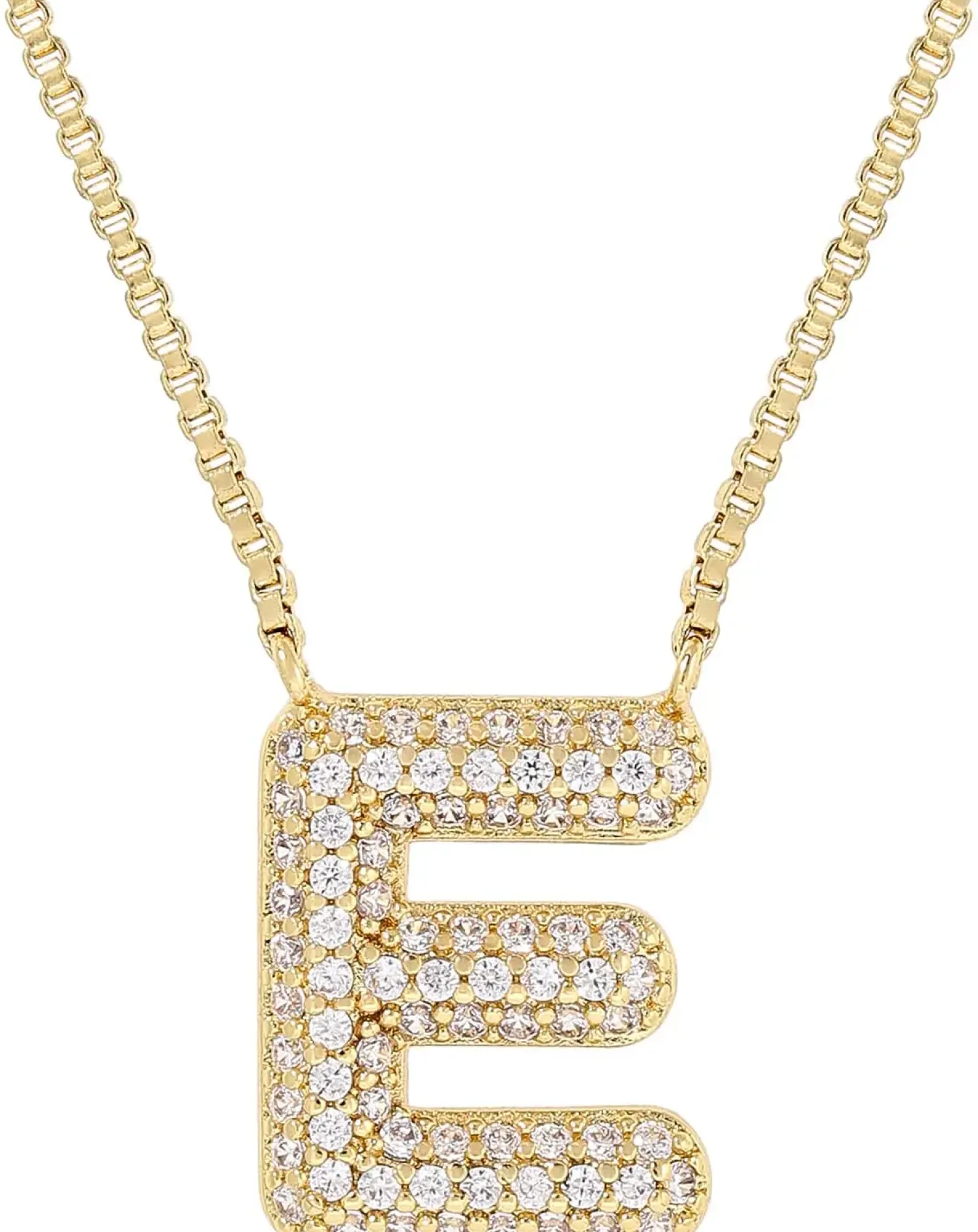 Bijou Brigitte Ketten Gold>Kette - Initial E gold