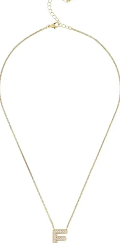 Bijou Brigitte Ketten Gold>Kette - Initial E gold