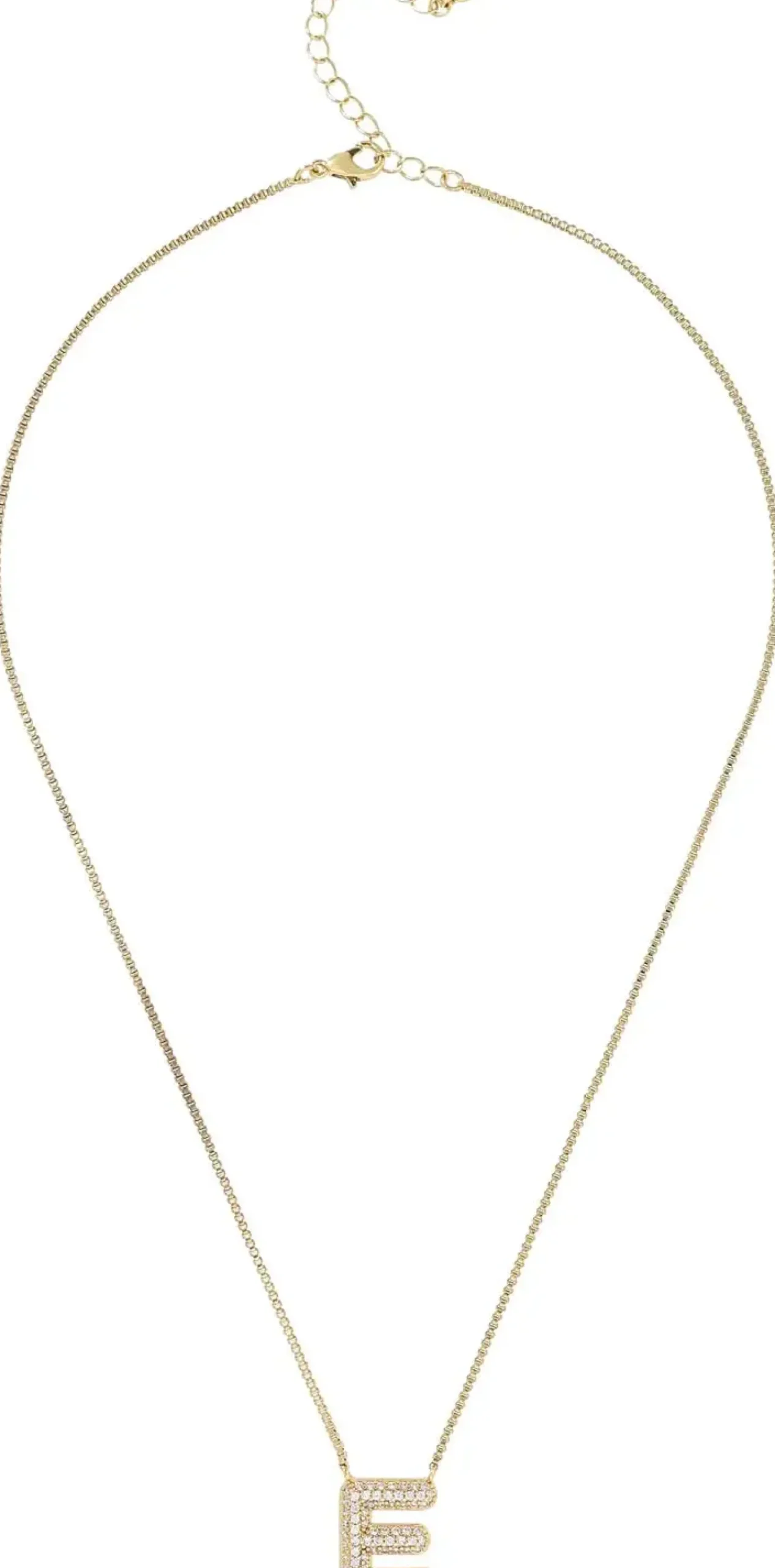 Bijou Brigitte Ketten Gold>Kette - Initial E gold
