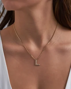 Bijou Brigitte Ketten Gold>Kette - Initial L gold